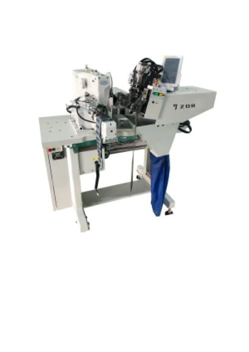 Full self double needle trouser loop machine